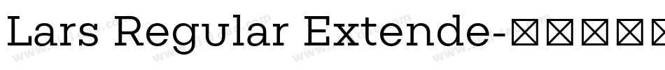 Lars Regular Extende字体转换